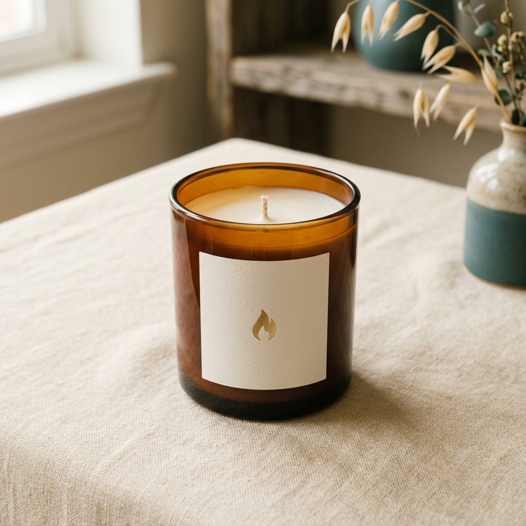 Ember Soy Candle — Cedar + Honey