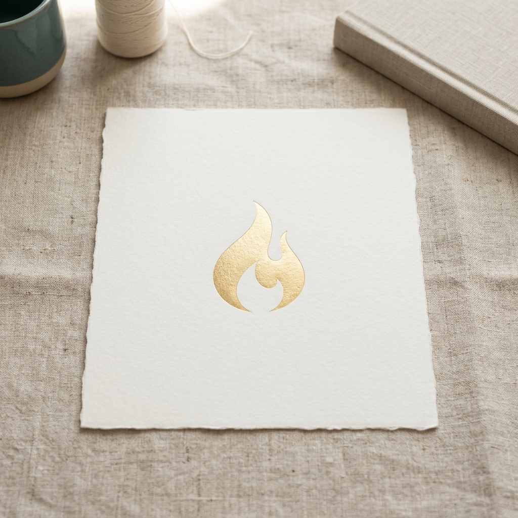 Flame Portrait Print 8x10