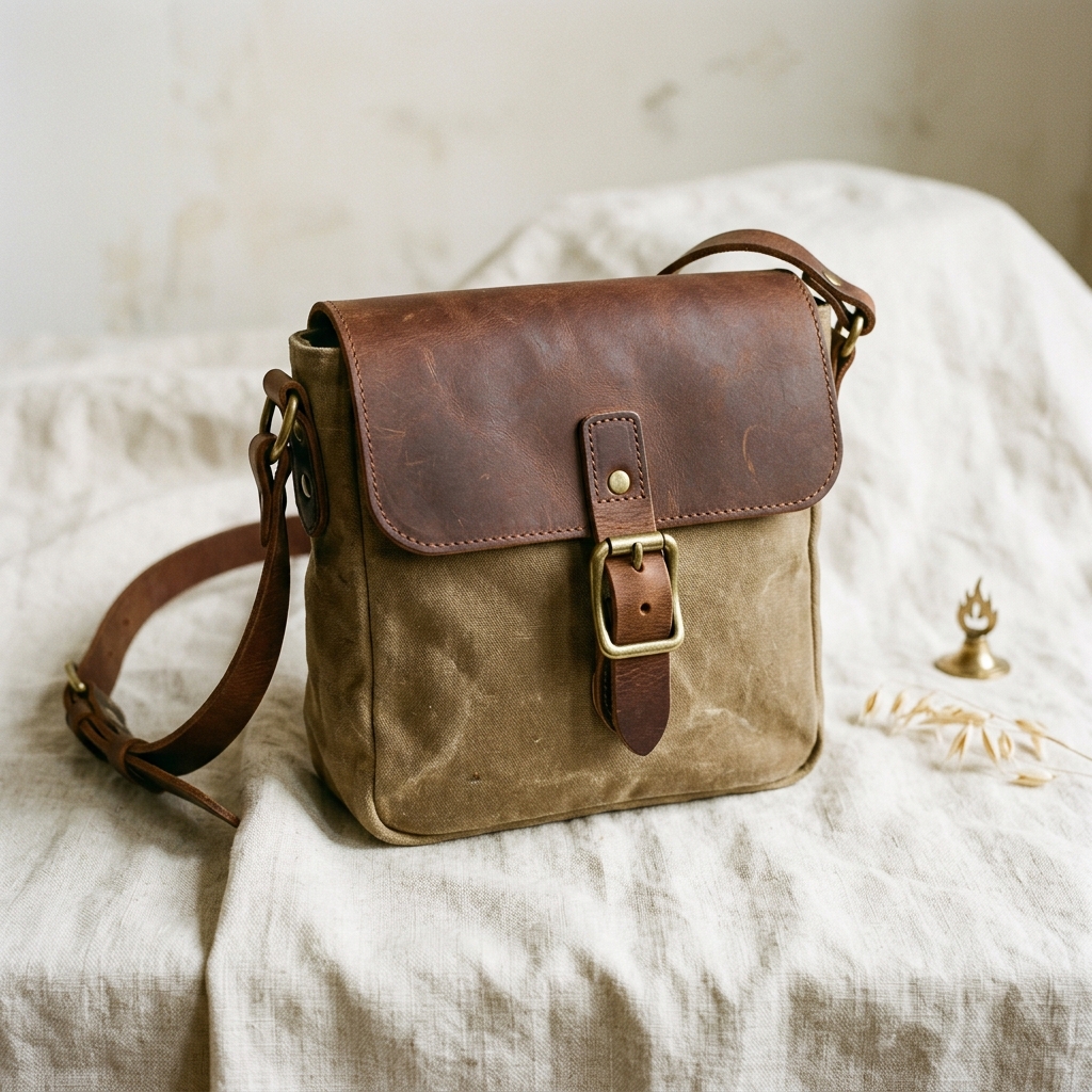 Practitioner's Crossbody — Waxed Canvas