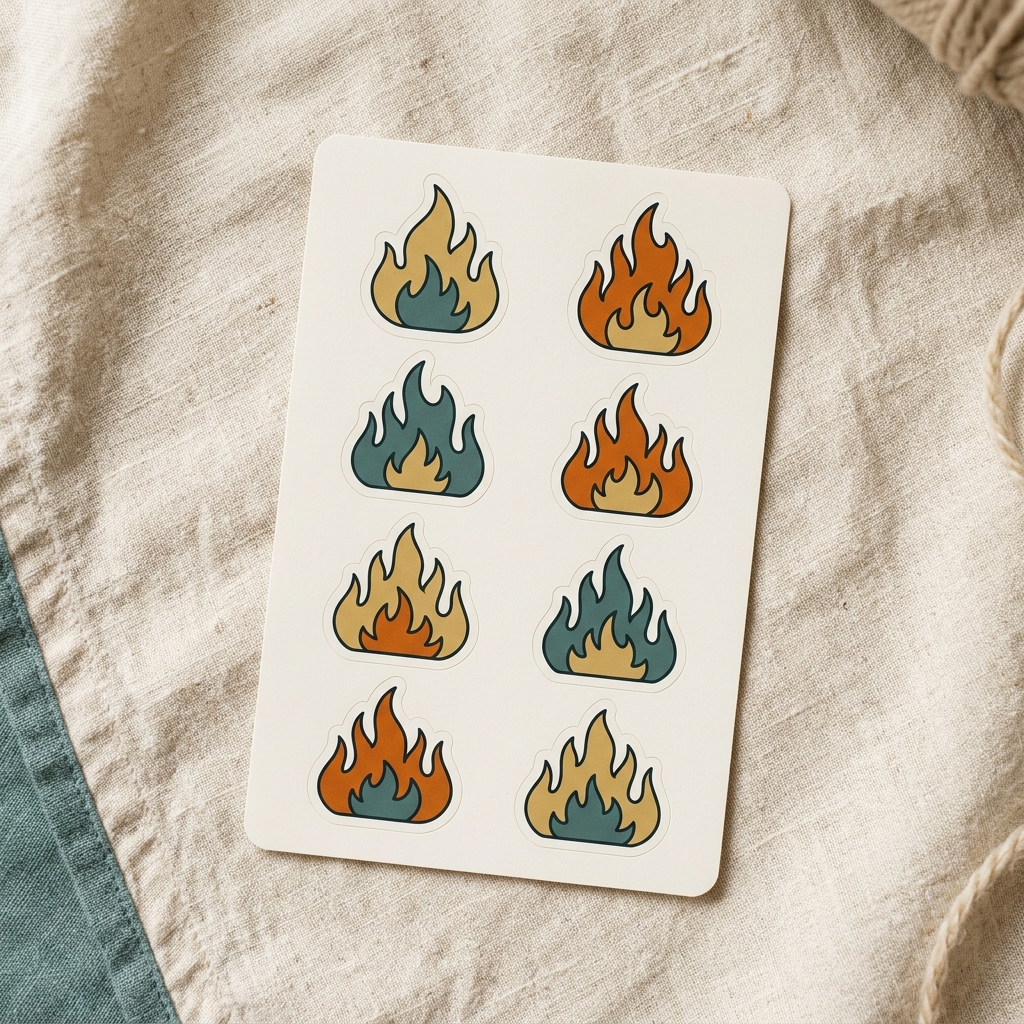 Birthright Sticker Sheet — Vol II Flames