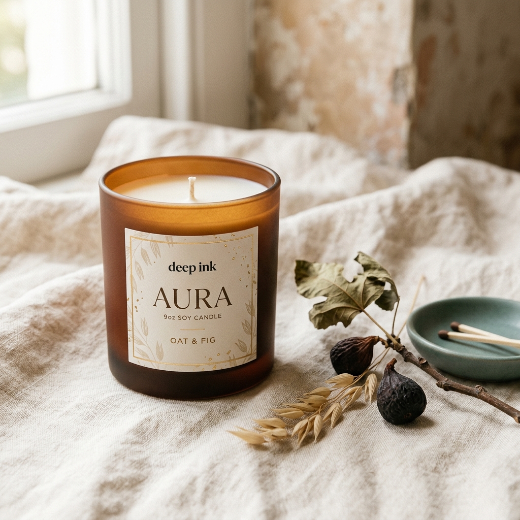 The Threshold Candle — Smoke + Vanilla